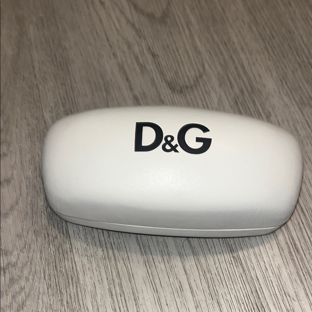 Dolce & Gabbana White Glasses Case
